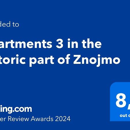 Apartments 3 In The Historic Part Of Znojmo Exterior photo
