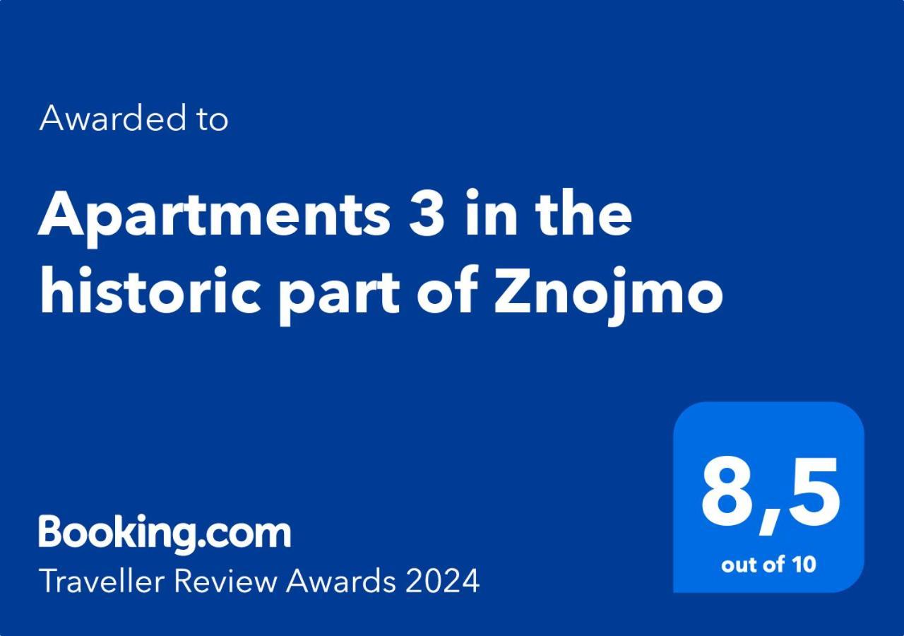 Apartments 3 In The Historic Part Of Znojmo Exterior photo